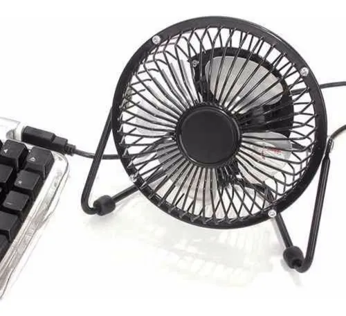 Metalico Usb Portatil Mini Ventilador Pc Silencioso