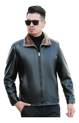 Chaqueta De Piel Auténtica Para Hombre