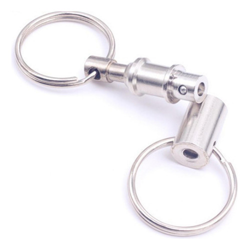 4pcs Separan Anillos De Llave Organizador De Llavero Doble