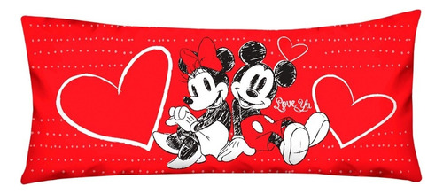 Disney Mickey True Love Almohada Super Jumbo Doble Cara