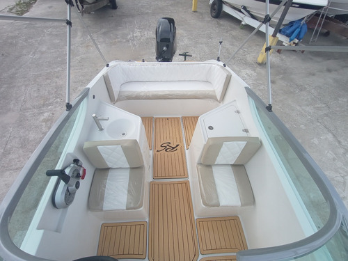 Lancha 19 Pés Rs 190 Com Motor Mercury 100 Hp 4 Tempos 2025
