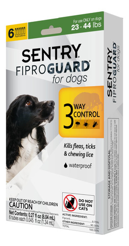 Prevención De Pulgas Y Garrapatas Para Perros Fiproguard De