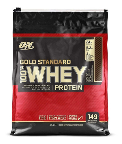 Gold Standard 100% Whey 10 Lb Chocolate Optimum Nutrition
