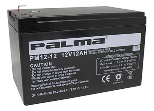 Pm12-12 Bateria Recargable 12v/12ah Palma Terminal F1