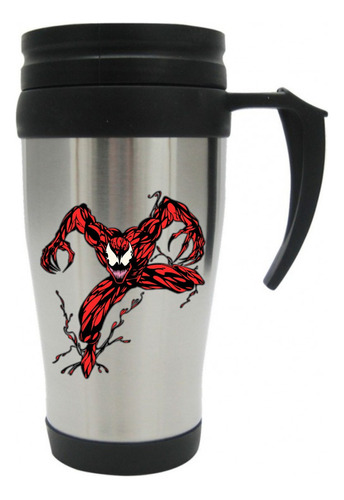 Vaso Viajero Metalico Carnage Spiderman Mugs 