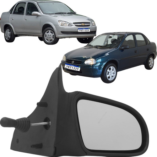 Retrovisor Manual Corsa 1993/2002 Corsa Classic 2003/2016