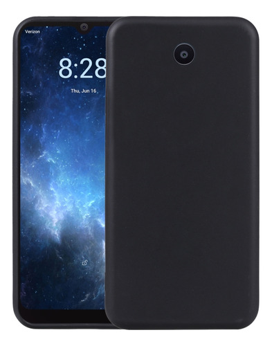 Funda De Teléfono Tpu Negra Para Sharp Rouvo V