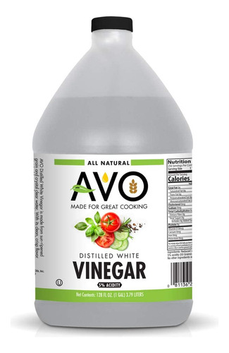 Vinagre Blanco Destilado Natural Puro De 5% De Acidez