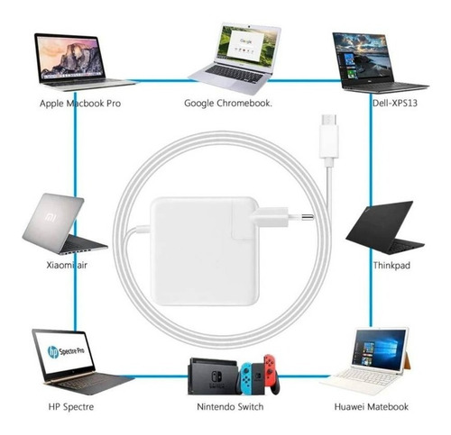 Imagen 4 de 5 de Cargador 61w Tipo Usb-c Para Macbook