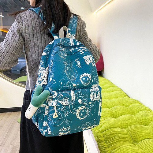 Mochila Elegante Para Estudiantes Con Correas De Hombro Ajustables