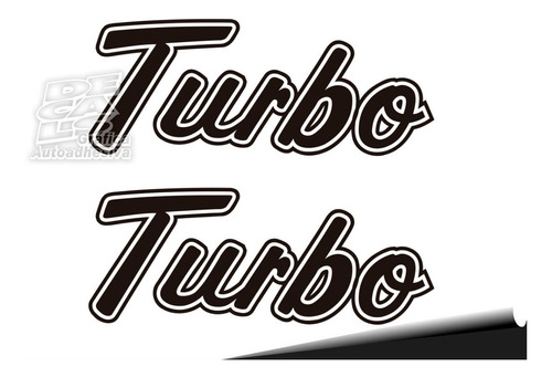 Calcos Turbo De Ford F100 Xlt Juego 2 Unidades