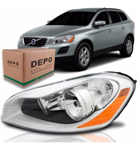 Farol Xc60 Volvo 2008 2009 2010 2011 2012 2013 Esquerdo Depo