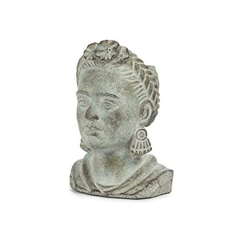 Macetero Pequeño De Cabeza De Frida, Gris
