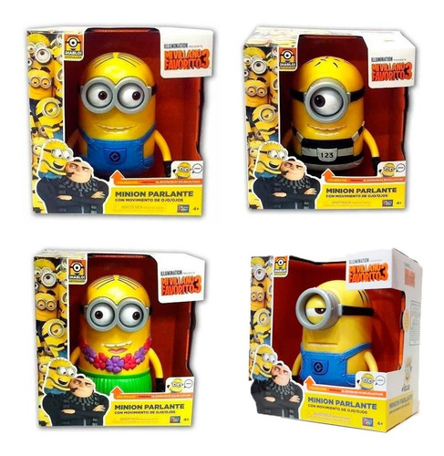 Minions Parlantes Movimientos De Ojos Mi Villano Favorito 3