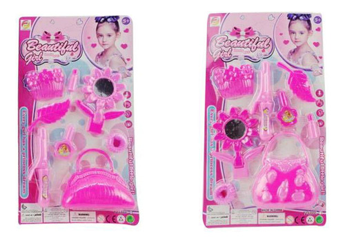 Set De Belleza Infantil Juguete Moda Peluqueria Peinados Sb