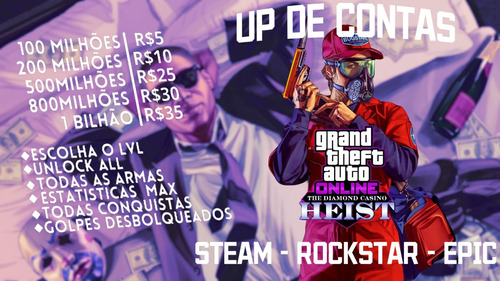 Grand Theft Auto V - Up De Conta Gta 5 Online