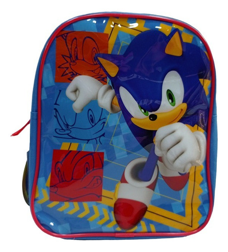 Bolso Morral Escolar De Sonic     