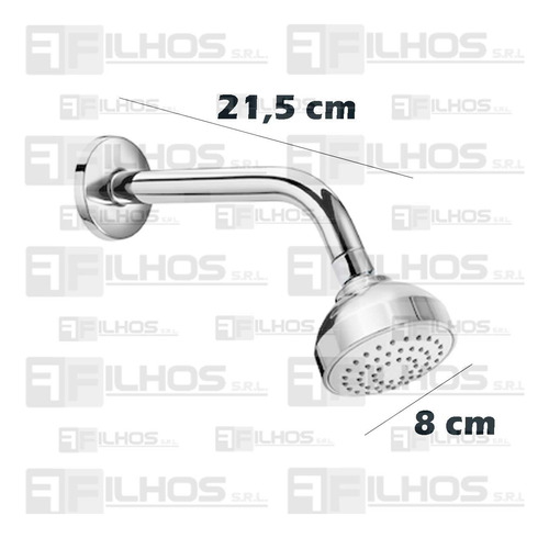 Griferia Combo Lavatorio Y Ducha Embutir Roca Coral