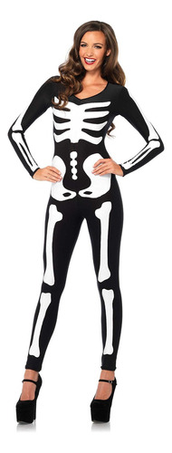 Leg Avenue Disfraz De Halloween Glow In The Dark Skeleton Pa