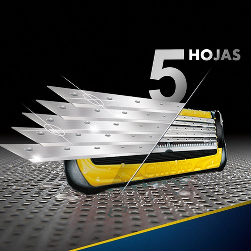 Imagen 10 de 10 de Repuestos para afeitar Gillette Fusion5 Proshield 4 u