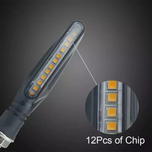 Direccionales Led Secuencial Moto Juego X 2 Unidades