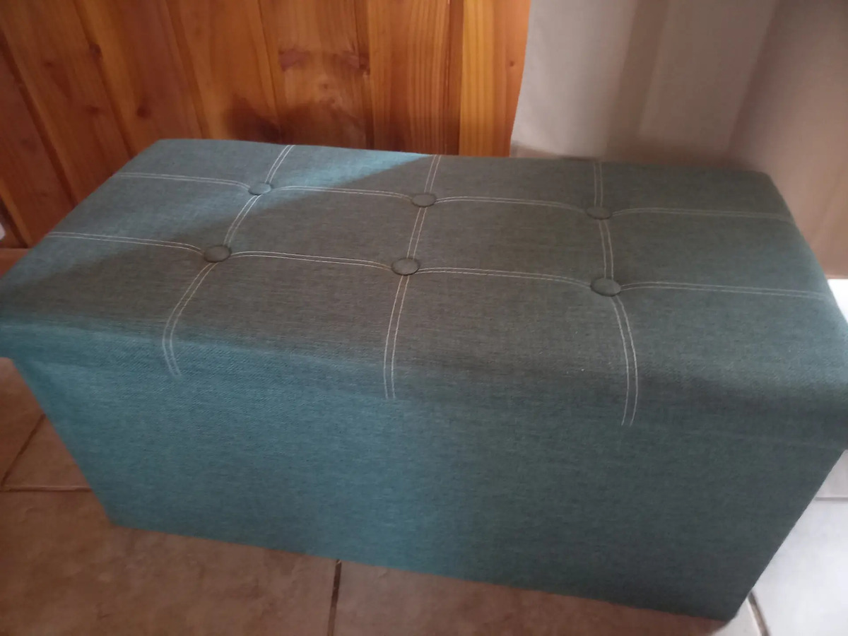 Foto real de Baúl Acolchado Organizador Almacenamiento Plegable 76x38cm