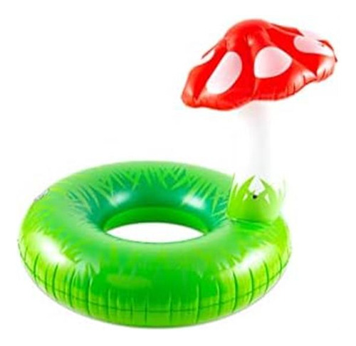 Flotador De Alberca En Forma De Hongo, Multicolor, Grande