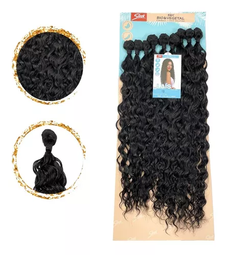 Cabelo Cacheado Bio Fibra Lindona Fashion Classic Cor MT1B/30 - Mega Hair -  Magazine Luiza