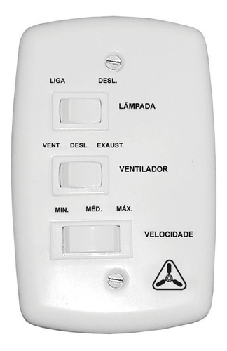 Interruptor Ventilador Venti-delta 3 Velocidades 130w 110v