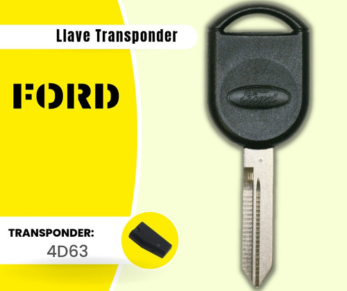 Llave Transponder Ford Explorer F150 F250 Super Dutty Escape