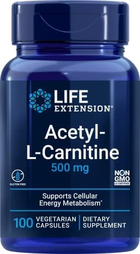 Life Extension Acetyl L-carnitina 500 Mg 100 Cápsulas Vegeta