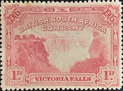 Rhodesia, Sello Sc 76 1d  Catarat Victoria 1905 Nuevo L17967