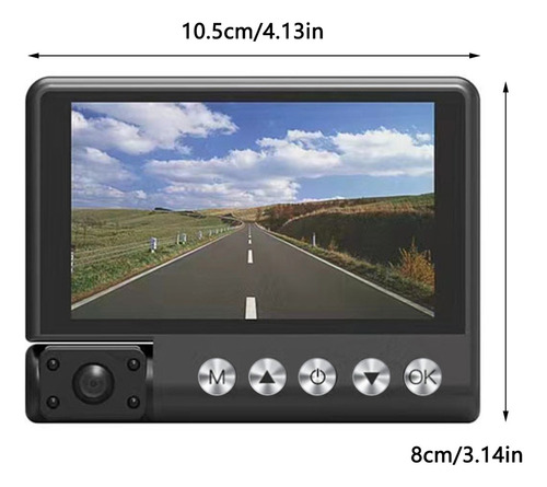Cámara De Vigilancia Para Coche Hd 1080p Con Visión Nocturna