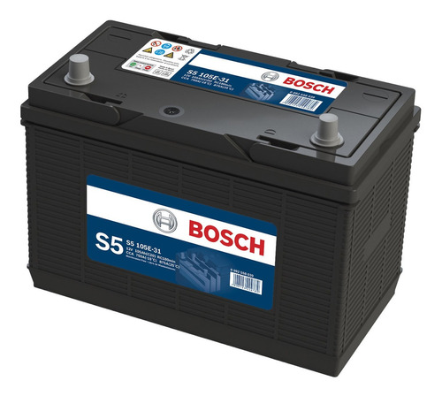 Bateria Bosch S5 12v 180amp/m (330x174x245) Pa 750 Pos Izq