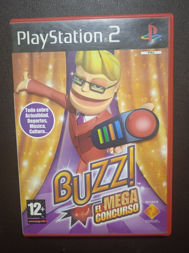 Buzz Mega Concurso Pal - Play Station 2 Ps2 (Usado)