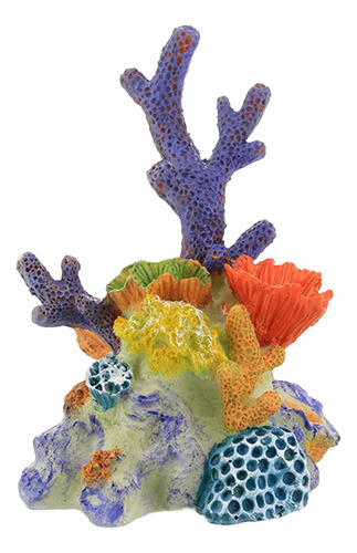 Escultura De Coral Oceánico Para Acuarios Talla M