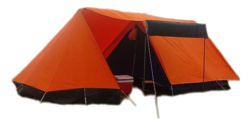 Carpa Canadiense Para 6personas +1 Alero Con Abside Completo