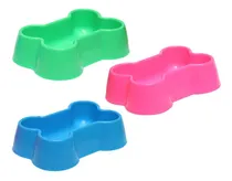 Comprar Plato Tazon Hueso Comedero Bebedero Mascotas Perro Plastico