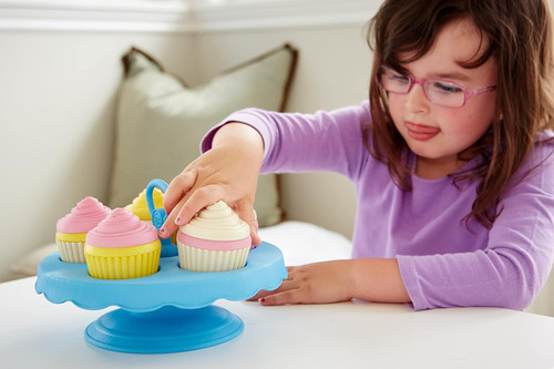 Juego De Cupcake De Juguetes Verdes