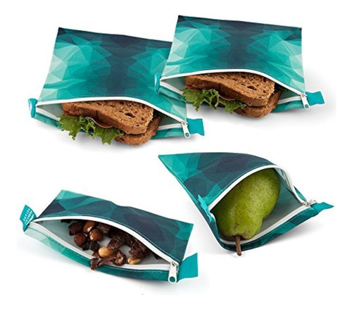 Nordic By Nature 4 Pack - Bolsas Para Sándwiches Reutilizabl