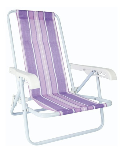 Reposera Sillon Infantil Niños Chicos Rafia 4 P Acero Mor