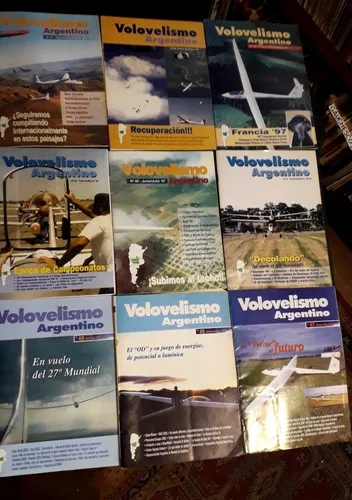 Volovelismo Argentino Lote De 43 Revistas Aviación Planeador (Usado)