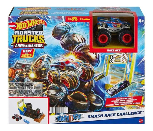 Smash Race Pista Hot Wheels Monster Truck - Mattel Hnb87-hnb