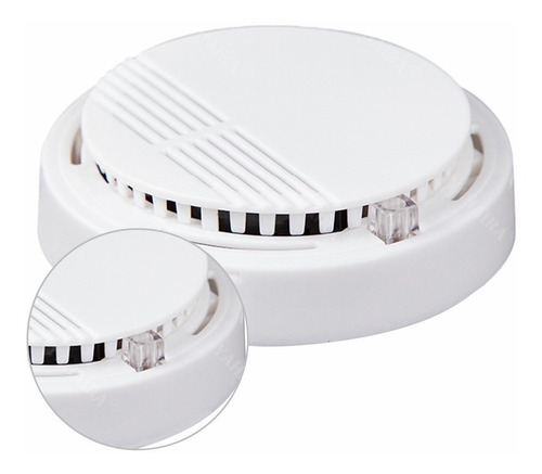 Alarma Sensor Detector De Humo Incendios 85db Con Bateria