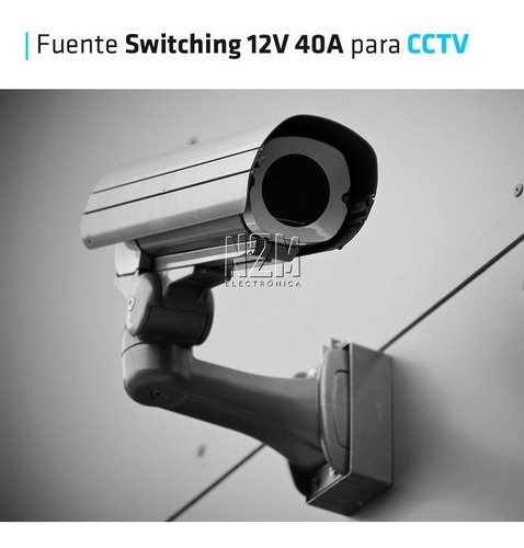 Imagen 6 de 10 de Fuente 12v 12a Metalica Regulada Switching Tira Led Cctv
