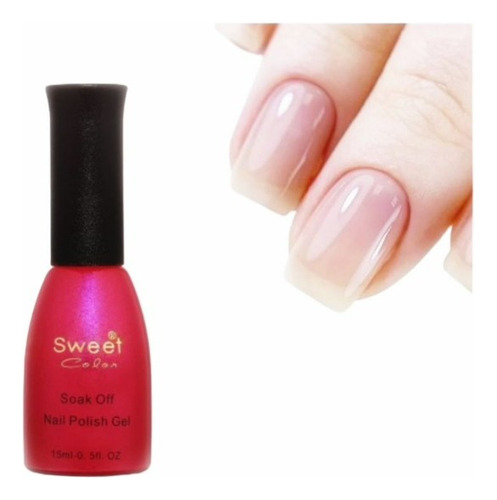 Hard Gel Para Uñas O Gel Fortalecedor Sweet Color 15ml