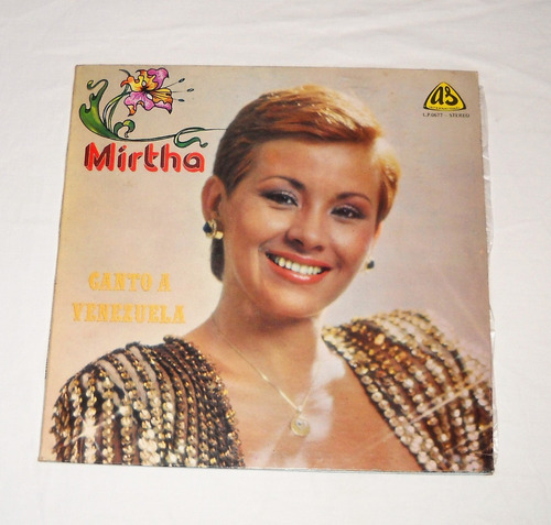 Mirtha Con Guillermo Hernández Canto A Venezuela Lp Vinilo