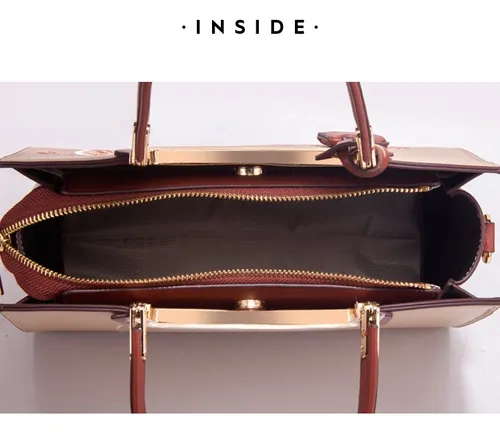 Bolso De Mano Bordado Peonía, Gran Capacidad Para Mujer