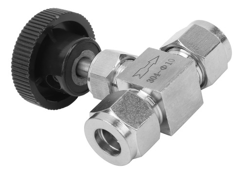 Válvula De Aguja De Acero Inoxidable F10 304 De 2 Vías De Al