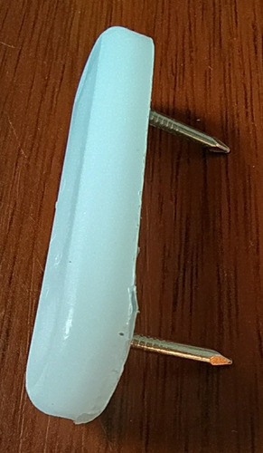 Patas Clavos Doble De Plástico X 50 Unidades